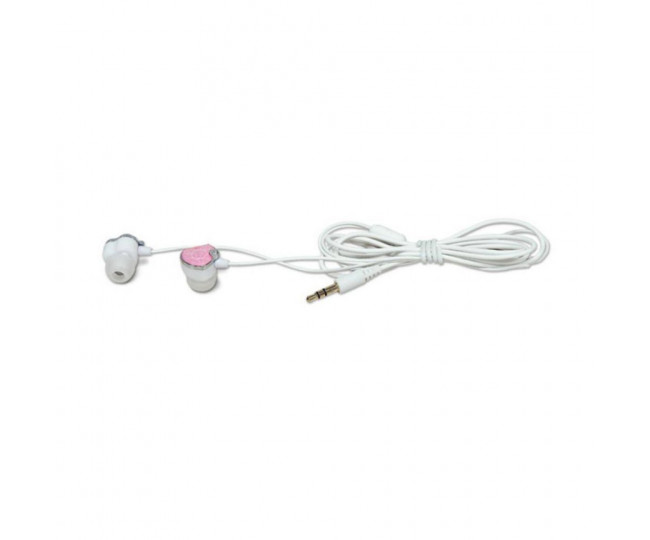 Навушники Sven SEB-150 (GD-1500) Glamour White / Pink, Mini jack (3.5 мм), вакуумні, кабель 1.2 м