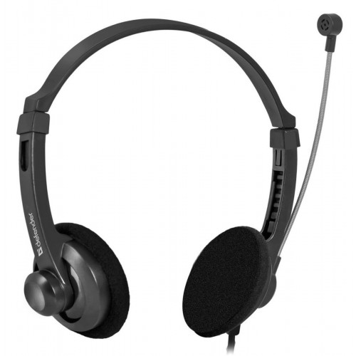 Навушники Defender Aura 104 Black, 2 x Mini jack (3.5 мм), накладні, кабель 1.8 м