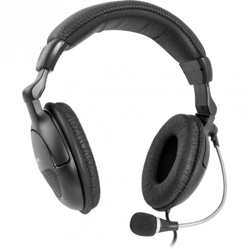 Навушники Defender HN-898 Black, 2 x Mini jack (3.5 мм), накладні, регулятор гучності, кабель 3 м