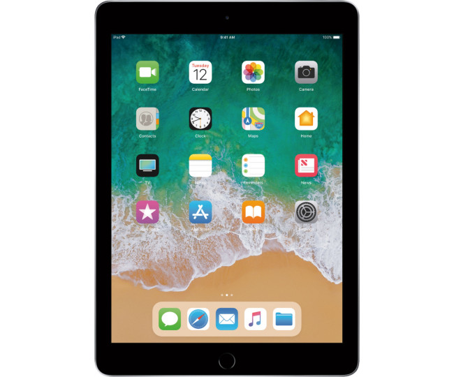 Планшет Apple iPad 2018 32GB Wi-Fi Space Gray (MR7F2)