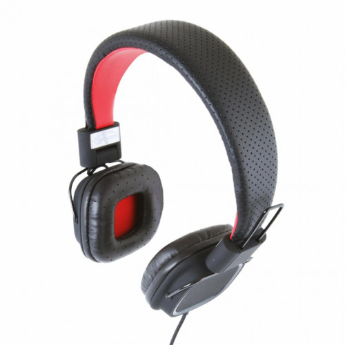 Навушники Gemix Clarks Black / Red, Mini jack (3.5 мм), накладні, кабель 1.2 м