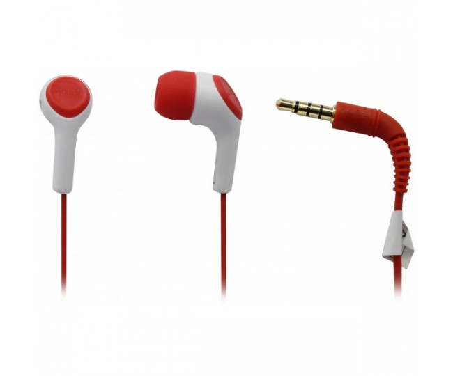 Наушники KOSS KEB15i Red, Mini jack (3.5 мм), вакуумные, микрофон на проводе, кабель 1.2 м