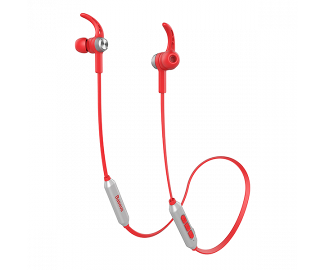 Bluetooth наушники Baseus Encok Earphone S06 Silver-Red