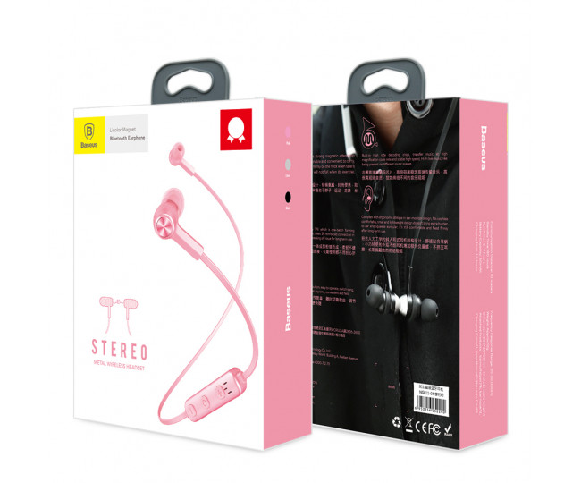 Bluetooth навушники Licolor Magnet Earphone Sakura Pink