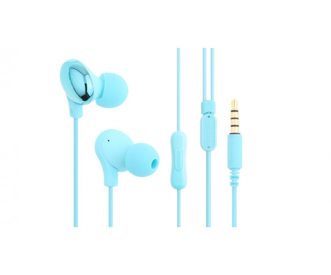 Навушники Usams US-SJ063 Color Beans Plating In-ear Earphone Ewave series Blue