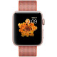 Apple Watch Series 2 42mm Rose Gold Aluminum Case with Space Orange / Anthracite Woven Nylon (MNPM2)