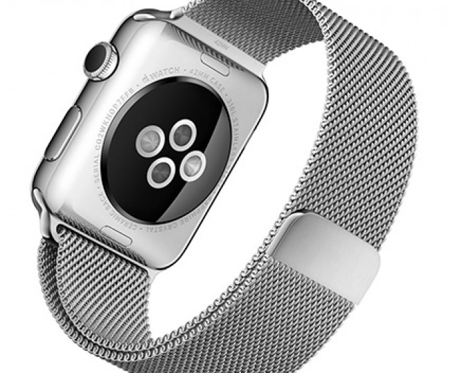 Apple Watch Series 2 42mm Stainless Steel Case with Milanese Loop (MNPU2)