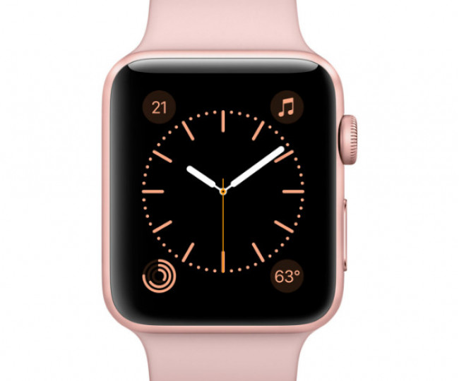 Rose gold and store pink apple watch