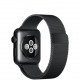 Apple Watch Series 2 38mm Space Black Stainless Steel Case with Space Black Milanese Loop (MNPE2)