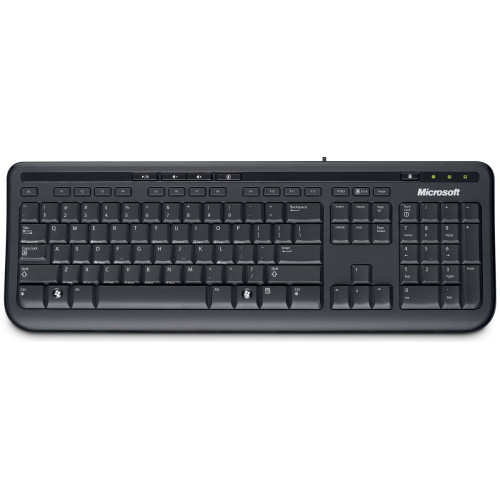 Клавиатура Microsoft Wired Keyboard 600 USB Black Ru