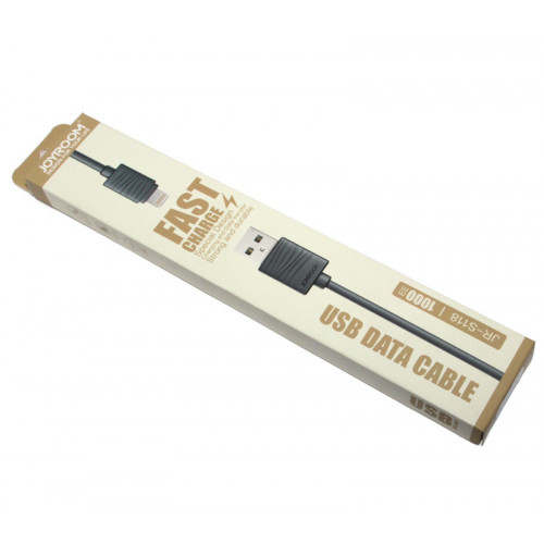 Кабель USB iPhone 5, Joyroom Fast Charge, Black, 1 м (JR-S118) JR-S118 BLK