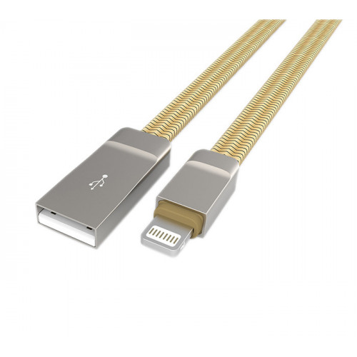 Кабель USB iPhone 5, LDNIO Zinc Alloy , Silver, 1 м (LS20) LS20