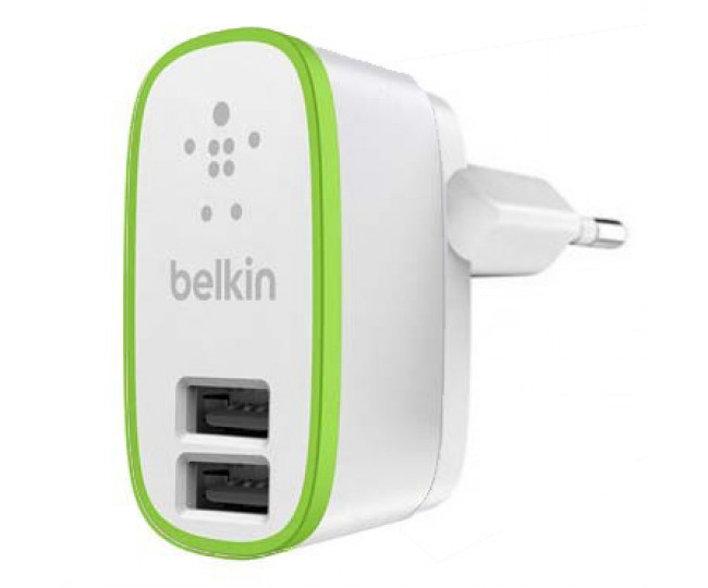 Зарядний пристрій Belkin 2-Port Home Charger 2.1A