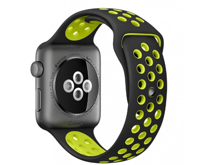 Apple Watch Nike + 38mm Space Gray Aluminum Case with Black / Volt Nike Sport Band (MP082)