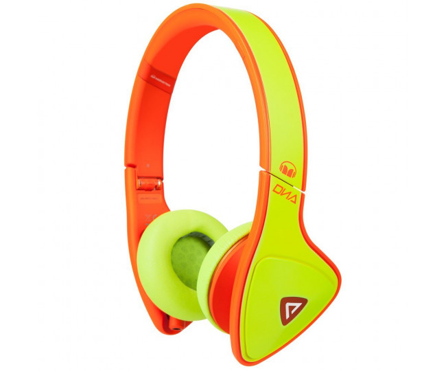 Навушники Monster® DNA Neon On-Ear Headphones Yellow on Neon Orange