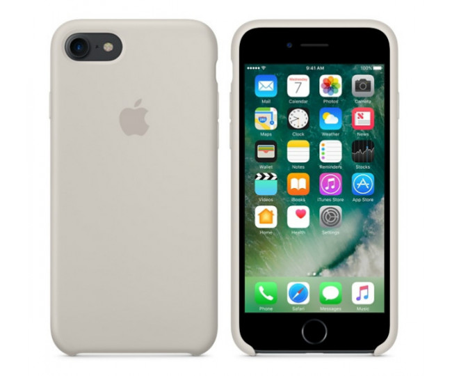 Чохол Apple iPhone 7 Silicone Case - Stone (MMWR2)
