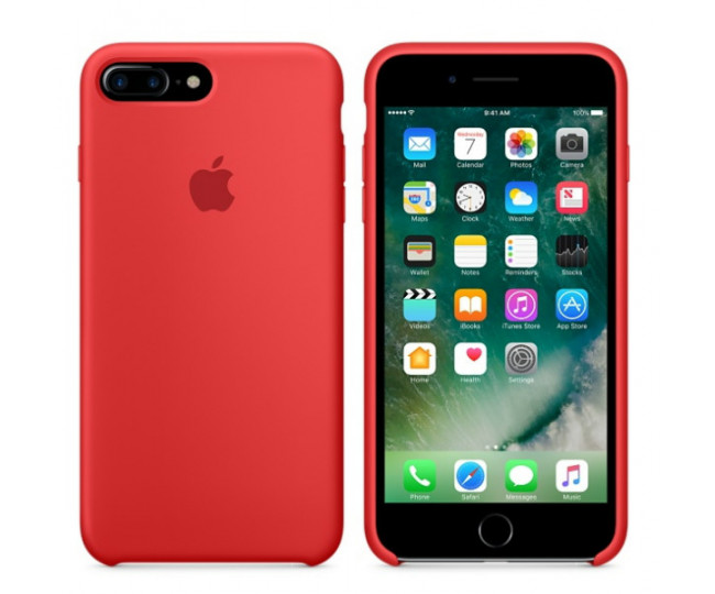 Чохол Apple iPhone 7 Plus Silicone Case - (PRODUCT)RED (MMQV2)