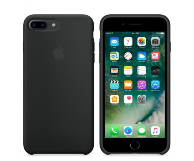 Чохол Apple iPhone 7 Plus Silicone Case - Black (MMQR2)