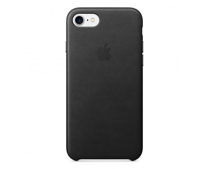 Чохол Apple iPhone 7 Leather Case - Black (MMY52)