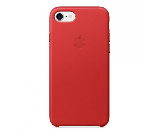 Чохол Apple iPhone 7 Leather Case - (PRODUCT) RED (MMY62)