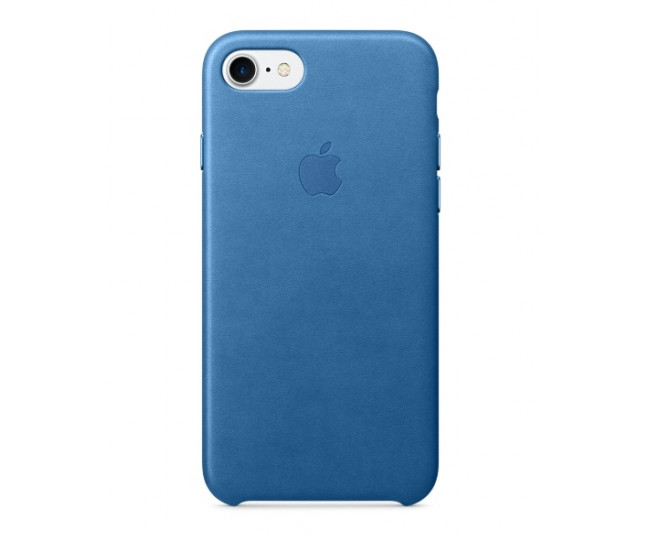Чохол Apple iPhone 7 Leather Case - Sea Blue (MMYH2)