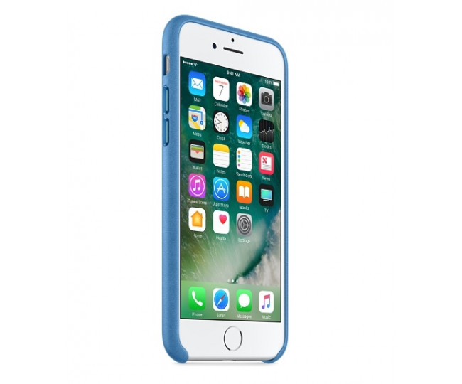 Чохол Apple iPhone 7 Leather Case - Sea Blue (MMYH2)
