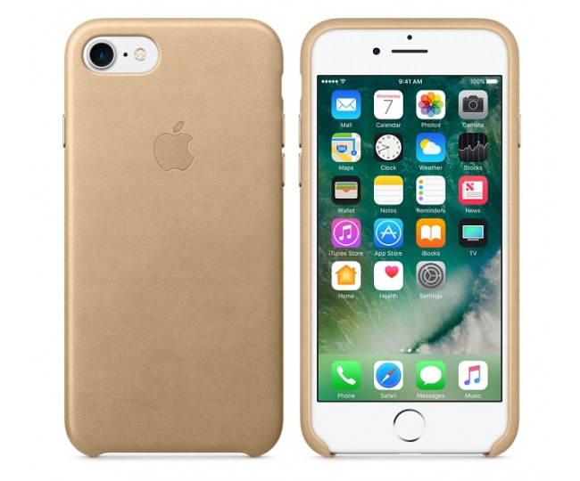 Чохол Leather Case Tan для iPhone 7