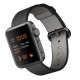 Apple Watch Series 2 38mm Space Gray Aluminum Case with Black Woven Nylon Sport Band (MP052)