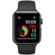 Apple Watch Series 2 42mm Space Gray Aluminum Case with Black Sport Band (MP062)