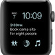 Apple Watch Series 2 38mm Space Gray Aluminum Case with Black Woven Nylon Sport Band (MP052)