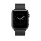 Apple Watch Series 2 42mm Space Black Stainless Steel Case with Space Black Milanese Loop Band (MNQ12)