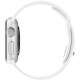 Apple Watch 38mm Stainless Steel with White Sport Band (MJ302)