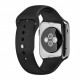 Apple Watch 42mm Stainless Steel Case with Black Classic Buckle (MJ3X2)