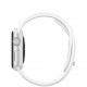 Apple Watch Sport 38mm Silver Aluminum Case with White Sport Band (MJ2T2) CPO