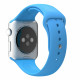 Apple Watch Sport 42mm Silver Aluminum Case with Blue Sport Band (MJ3Q2)