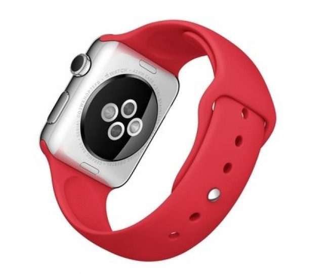 Apple Watch 42mm Stainless Steel Case with Product RED Sport Band (MLLE2)