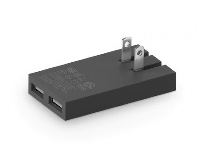 Зарядное Native Union Smart Charger 2-Port USB Fabric Slate (SMART-2-GRY-FB-INT)