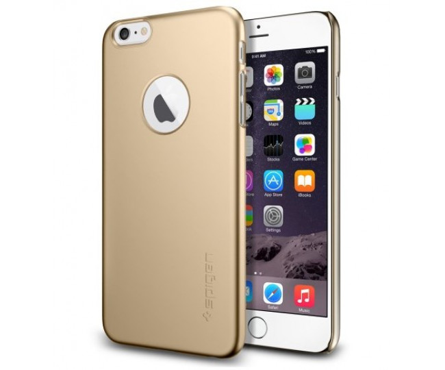 Чохол Spigen Case Thin Fit A Champagne Gold для Apple Iphone 6 Plus