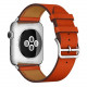 Apple Watch Hermes 42mm Series 2 Stainless Steel Case with Feu Epsom Leather Single Tour (MNQ22)