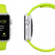 Apple Watch Sport 38mm Silver Aluminum Case with Green Sport Band (MJ2U2)