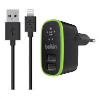 Зарядное устройство Belkin 2 USB Port Home Charger 2.1А Black