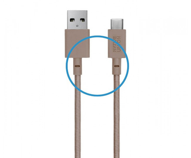 Кабель Native Union Night Cable USB-A to USB-C Taupe (3 m) (NCABLE-KV-AC-TAU)