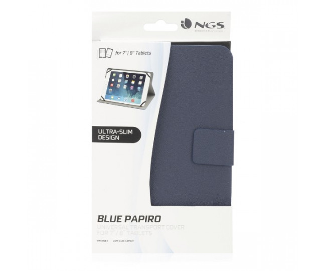 Чохол NGS Universal 7 "Tablet Case Papiro Blue для iPad Mini