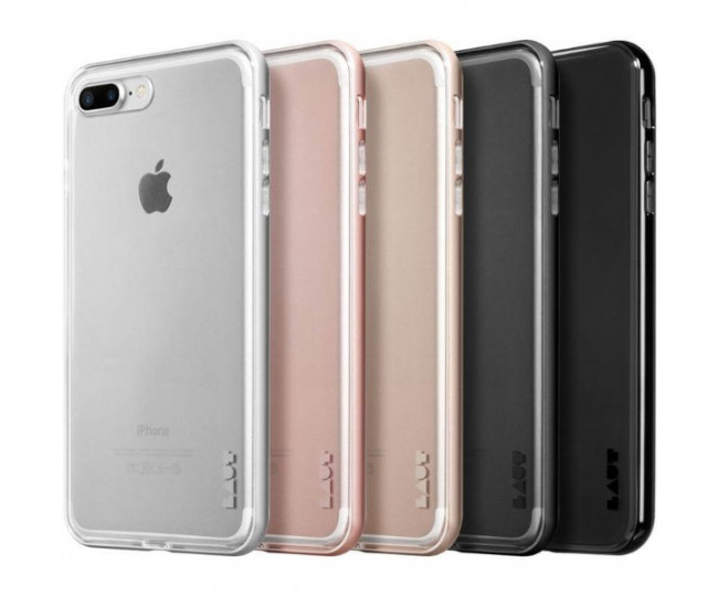 Чохол LAUT EXO-FRAME Aluminium bampers Matte Black для iPhone 7 Plus (LAUT_IP7P_EX_GM)