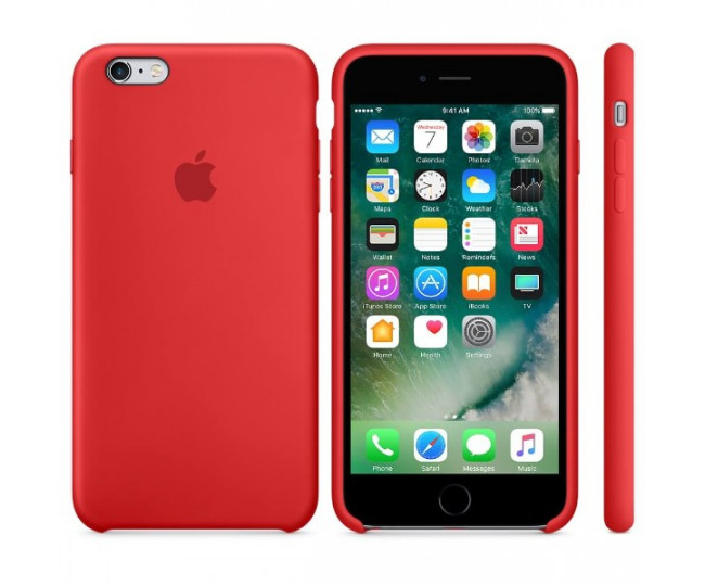 Чохол Apple Silicone Case для iPhone 6/6s RED (MKY32)