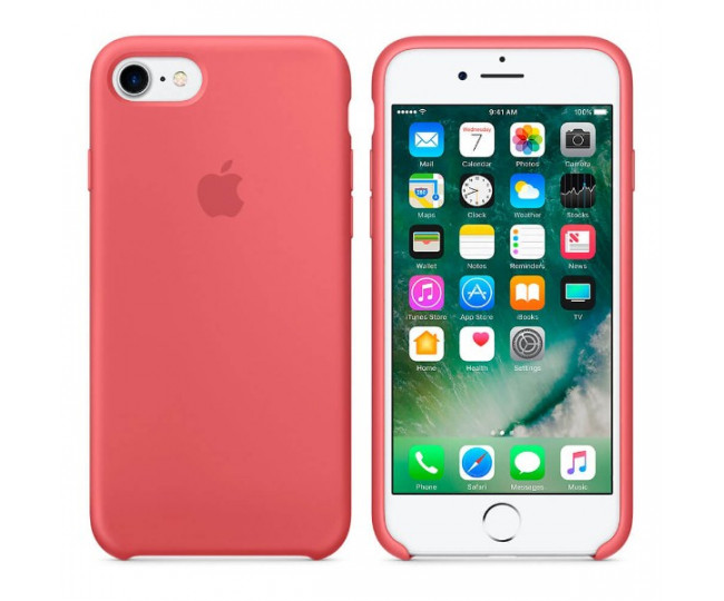 Чохол Apple Silicone Case для iPhone 7/8 Camellia (MQ0K2)