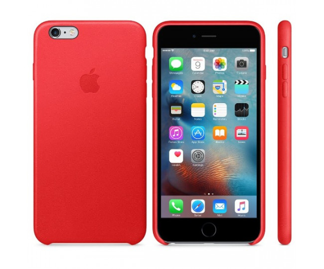 Оригінальний чохол Apple Silicone Case для iPhone 6 / 6s Plus (PRODUCT) Red (MKXM2)