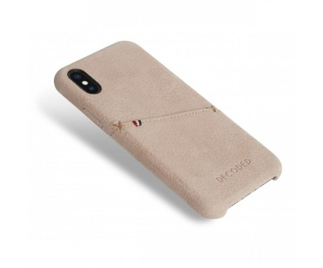Чохол Decoded Leather Back для iPhone X Crema (D7IPOXBC3NL)