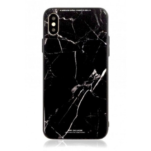 Чохол WK Design Glass LL10 для iPhone 7/8 Marble Silver