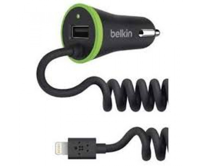Автомобильное ЗУ Belkin BOOST UP (Lightning Cable USB) 3.4Amp